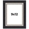 PosterPalooza | Photo Size Embellished Black Picture Frame - UV Acrylic, Foam Board Backing, Hanging Hardware - 2 of 4