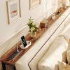 87Inch Sofa Table with 2 Power Outlets and USBC Ports Narrow Console Table with Storage - 4 of 4