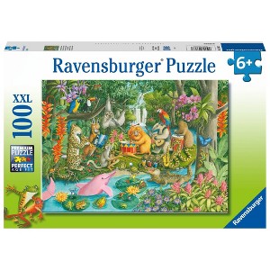 Ravensburger Rainforest River Band XXL Jigsaw Puzzle - 100pc - 1 of 3