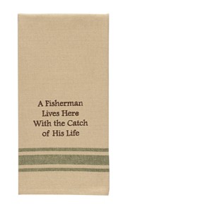 Park Designs A Fisherman Lives Here Dishtowel Set of 2 - 1 of 1