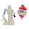 Snowbabies 5.0 Inch Don't Open Till Christmas Christmas Set Of 2 Tree Ornaments - 2 of 2