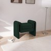 Meridian Furniture,Stylus Boucle Fabric Bench - 2 of 4