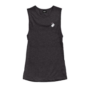 Dalix Ghost Embroidered Muscle Tank Sleeveless Cotton Soft Summer Womens - 1 of 4