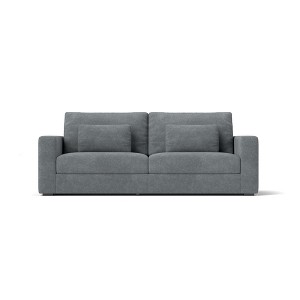 SKRAN Modern 3 Seater Lounge Sofa Upholstered with Compressed Cushions and Detachable Cover,Ergonomic Design Sofa for Living Room,Small Spaces - 1 of 4