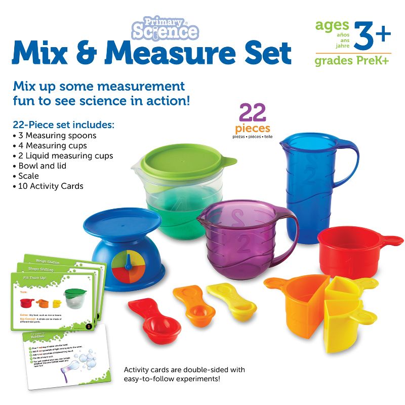 Learning Resources Mix And Measure Activity Set, 22 Pieces, Ages 4+, 5 of 7