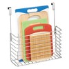iDesign Classico Over Cabinet Steel Wire Bakeware Organizer - Chrome - 3 of 4