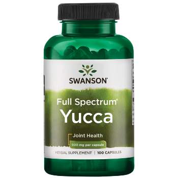 Swanson Herbal Supplements Full Spectrum Yucca 500 mg Capsule 100ct