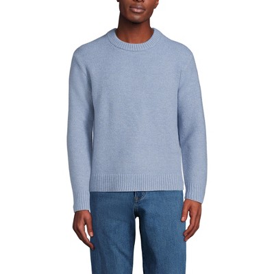 Lands' End Men's Long Sleeve Ultra Soft Oversized Crewneck Sweater