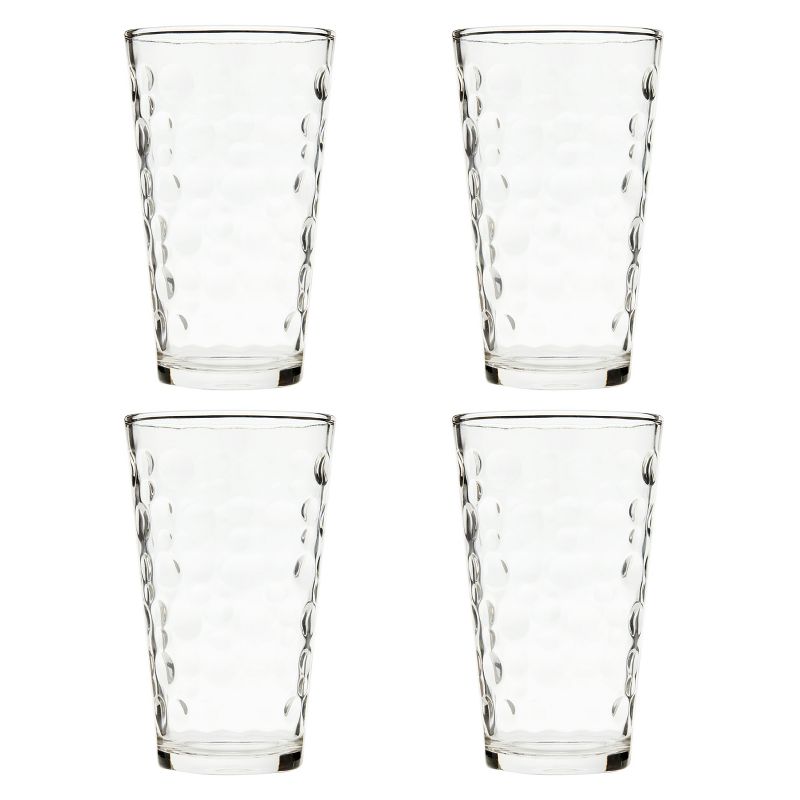 Gibson Home 4 Piece Bubble Glass Tumbler Set, 2 of 6