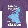 Girls' - Disney Princess - Snow White Life Is Better When You Dance Fitted Short Sleeve Graphic T-Shirt - 2 of 4