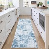 Coolmee Modern Abstract Rug Faux Wool Accent Rug Ultra Soft Non Slip Non Shedding Accent Large Rug for Living Room Bedroom Dining Room Office Home - 3 of 4