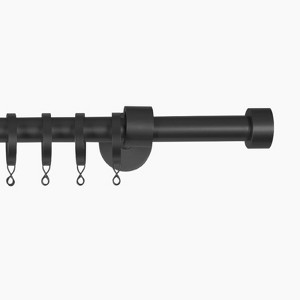 TWOPAGES Lucas Collection Adjustable Curtain Rod with Rings - 1 of 4