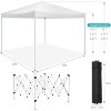10x10ft Easy Pop-Up Canopy, Outdoor Screen Tent with Mosquito Netting, 2 Zipper Doors, and Roller Bag for Yard Camping Picnic Party Events - 4 of 4