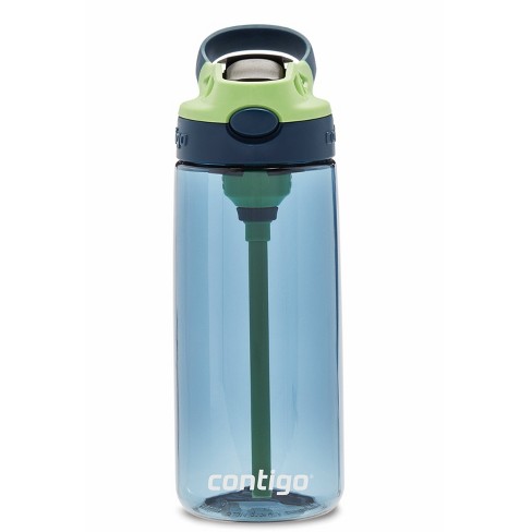 Contigo 20oz Plastic AutoSpout Kids' Water Bottle Blue/Green