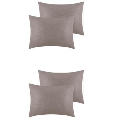 Unique Bargains Polyester Envelope Closure Soft Breathable Pillowcases Cover 4 Pcs