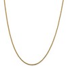 Black Bow Jewelry 1.6mm 14k Yellow Gold Diamond Cut Open Franco Chain Necklace - 3 of 4