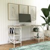 RealRooms Strafford Double Pedestal Desk, Pale Oak - 3 of 4
