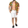 HAPPY BAY Mens Hawaiian Short Sleeve Button Down Shirt Men's Casual Shirts Vacation Tropical Beach Summer Party Shirts for Men Funny - 2 of 4