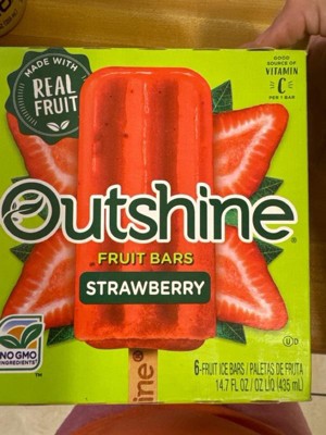 Outshine Strawberry Frozen Fruit Bar - 6ct : Target