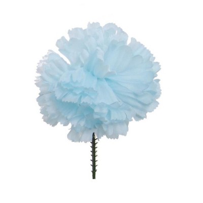 Floral Home 5" Stem Long Blue Carnation Pick - 100-Piece