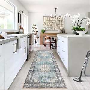 Area Rug Washable Rug Vintage Bohemian Rug, Ultra Soft Area Rugs for Bedroom Living Room Dining Room - 1 of 4