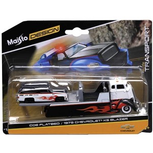 Maisto COE Flatbed 1979 Chevrolet K5 Blazer Elite Transport Hobby Exclusive - 1 of 3