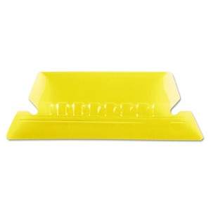 Pendaflex Hanging File Folder Tabs 1/5 Tab Two Inch Yellow Tab/White Insert 25/Pack 42YEL - 1 of 1