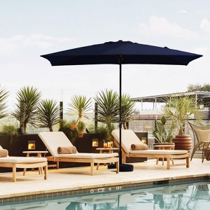 Hyleory 10FT Market Umbrella for All Seasons, 6 Iron Core Ribs, Size: 120" x 96" - 1 of 4