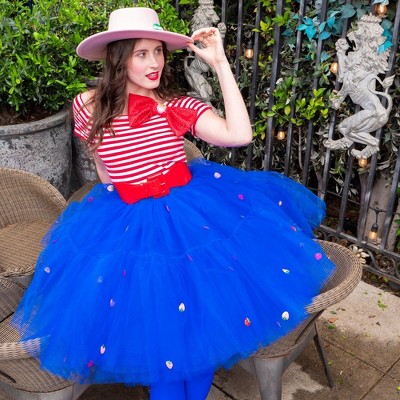 A Leading Role Strawberry Shortcake Premium Adult Berry Blue Tulle Skirt