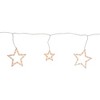 Northlight 6ct Clear Star Shaped Icicle Christmas Lights - 9 ft White Wire - 2 of 3