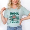 Simply Sage Market Women's I Like Books More Than People Short Sleeve Graphic Tee - 2 of 4
