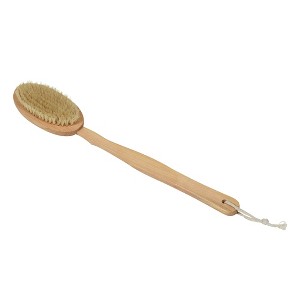 Evideco French Home Goods Natural Wood Bath Brush Collection: Deep Cleansing and Relaxing - 1 of 4