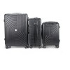 Mirage Luggage Sally ABS Hard shell Lightweight 360 Dual Spinning Wheels with Combo Lock 3 Piece Luggage Set - 3 of 4
