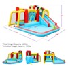 JANSNO 7 in 1 Inflatable Slide Water Park Bouncing House with Splash Pool & Water Gun & Climbing Wall & Basketball & Football - 3 of 4