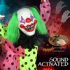 SKRAN Scary Halloween Decorations, Outdoor Life Size Stackable Halloween Clown, Sound Activated Scary Clown Indoor Party Props - 4 of 4