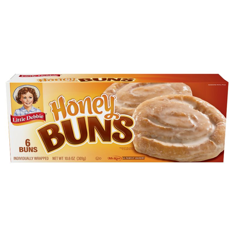 Little Debbie Honey Buns Breakfast Pastries - 6ct/10.6oz, 3 of 6