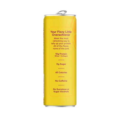 Waay Sparkling 10g Protein Clear Whey + Collagen, 0g Sugar Drink - Lemon Raspberry - 12oz