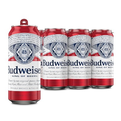Budweiser American Lager Beer - 6pk/16 fl oz Cans