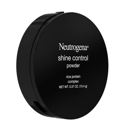 Neutrogena Shine Control Mattifying Face Powder, Lightweight &#38; Oil-Absorbing Powder with Application Sponge - Light Beige - 0.37oz