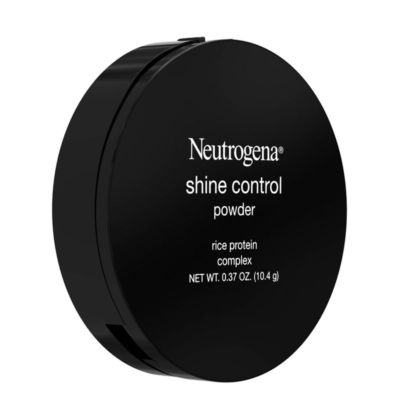 Neutrogena Shine Control Mattifying Face Powder, Lightweight &#38; Oil-Absorbing Powder with Application Sponge - Light Beige - 0.37oz, 5 of 8