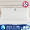 Arm & Hammer 20"x54" Cooling Comfort Zippered Body Pillow Cover White - 3 of 4