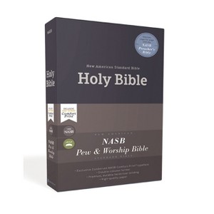 Nasb, Pew and Worship Bible, Hardcover, Blue, 1995 Text, Comfort Print - by  Zondervan - 1 of 1