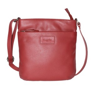 Club Rochelier Ladies Leather Top Zipper Crossbody Bag - 1 of 4