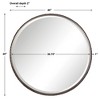 Uttermost Ada Round Steel Mirror - 3 of 4