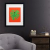 Trademark Fine Art - Francesco Gulina  Monstera Leaf Red Matted Framed Art - 2 of 4