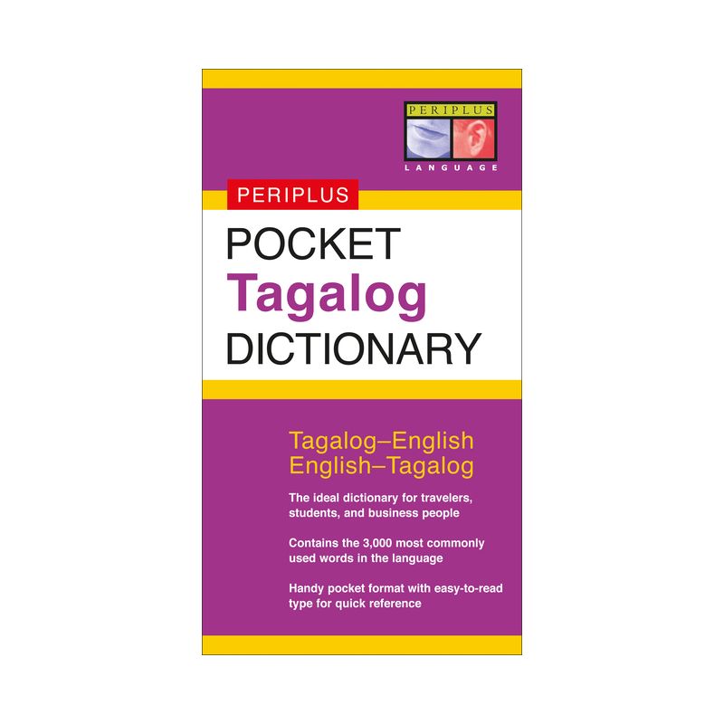 Pocket Tagalog Dictionary - (Periplus Pocket Dictionaries) by  Renato Perdon (Paperback), 1 of 2