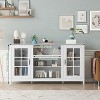 Modern TV Stand for 65 Inch TVs,Wood Media Console with Storage Cabinets, Entertainment Center for Living Room/Office - 2 of 4