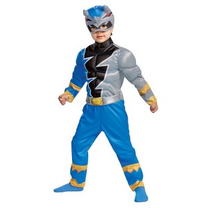 Boys' Power Rangers Dino Fury Ranger Muscle Jumpsuit Costume - 1 of 3