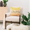 16"x16" Iveta Abolina Benoite Blush Lemons Square Throw Pillow Beige - Deny Designs - 2 of 4