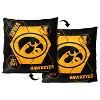 NCAA Iowa Hawkeyes Firm Density Connector Velvet Reverse Pillow - 3 of 3